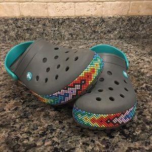 Rainbow Crocs Women’s Size 9